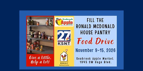Fill the Ronald McDonald House Pantry Drive