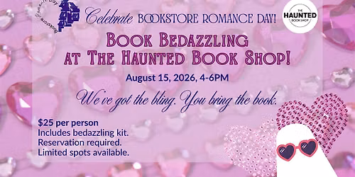Book Bedazzling for Bookstore Romance Day!
