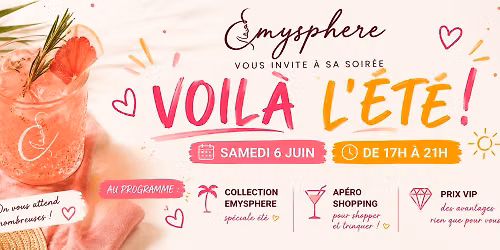 \ud83c\udf1e Soir\u00e9e \u2013 "Voil\u00e0 l\u2019\u00e9t\u00e9" chez EMYSPHERE\ud83c\udf1e