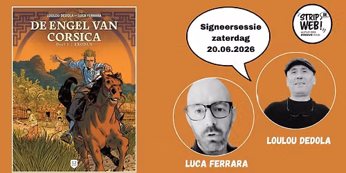 Signeersessie Luca Ferrara & Loulou Dedola
