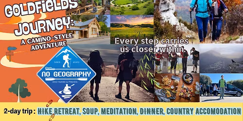 HiKE\ud83e\udd7eretreat - GOLFIELDS JOURNEY: A Camino-Style\ud83d\uddfa\ufe0fAdventure +\ud83c\udf05Sunset\ud83d\udef6Kayaks