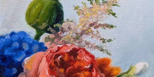 Florals in Oil Demo with Carly Strickland