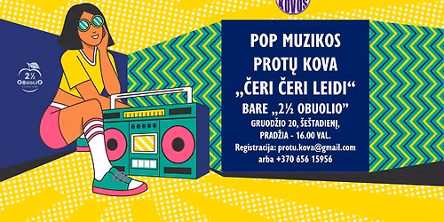 POP muzikos \u017eaidimas "\u010cERI \u010cERI LEIDI"