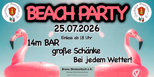 SAVE THE DATE - Beach Party 2026 - SAVE THE DATE
