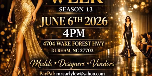 DURHAM NC FASHION WEEK 