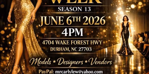 DURHAM NC FASHION WEEK 