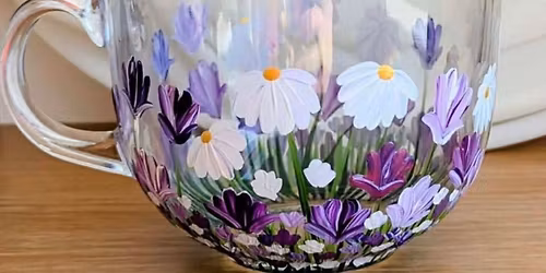 SOLD OUT: Sip & Paint Floral Coffee Mugs: The Grounded Bean