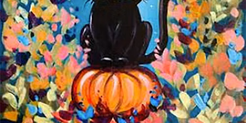Paint Nite: Pumpkin Garden Cat