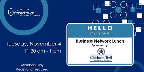 November Business Network Lunch