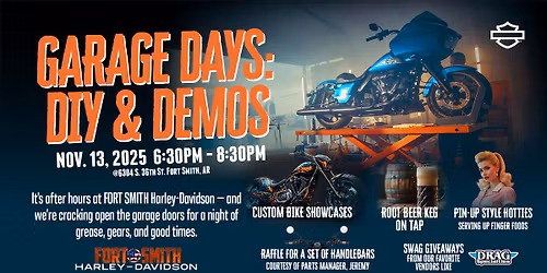 GARAGE DAYS: DIY & DEMOS