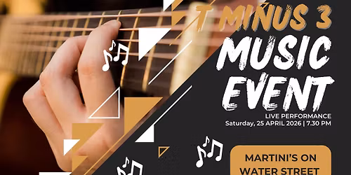 T MINUS 3 @ Martini's