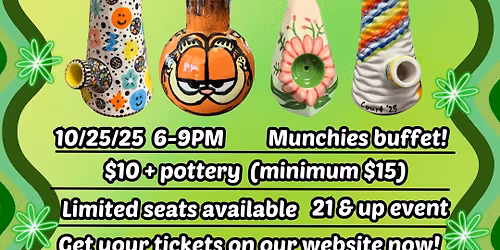 October Paint Your Own POT-tery