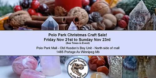 Polo Park Christmas Craft Sale with Jacobs Trading!
