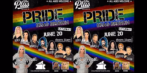 Pride Drag Brunch Live at The Plus!