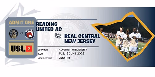 Reading United AC vs. Real Central New Jersey | USL2 Soccer