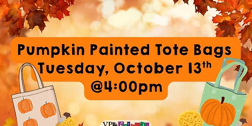 Inbetweeners: Pumpkin Painted Totes