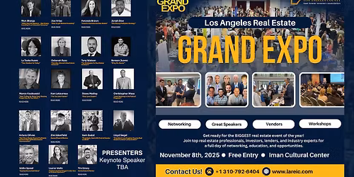Los Angeles Real Estate Grand Expo - Real Estate Investing in 2026