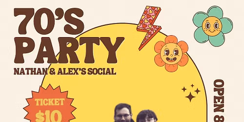 Nathan & Alex\u2019s 70\u2019s Party Wedding Social