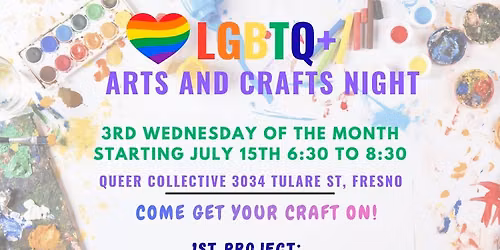 LGBTQ+ Arts & Crafts Night