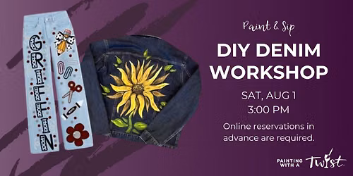 Paint & Sip - DIY Denim Workshop