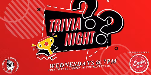 Trivia at Eno's Pizza Tavern - Cypress Waters