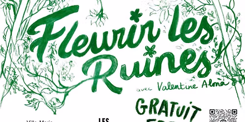 Fleurir les Ruines - Murale Citoyenne \u00e0 la Promenade des Saveurs