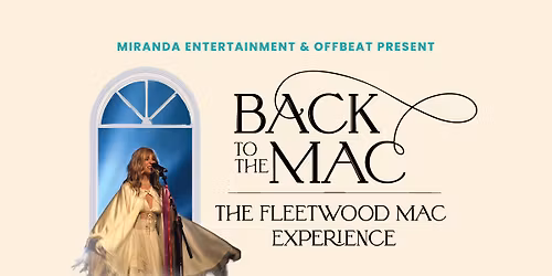 Back To The Mac: The Fleetwood Mac Experience | Moonee Beach Hotel