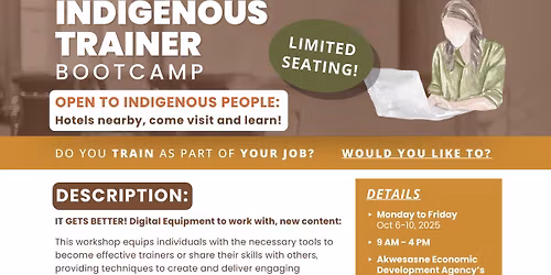 Indigenous Trainer Bootcamp