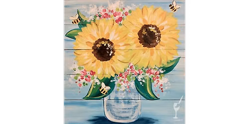 The Buzz About Sunflowers - Paint and Sip in Denver | Classpop!\u2122