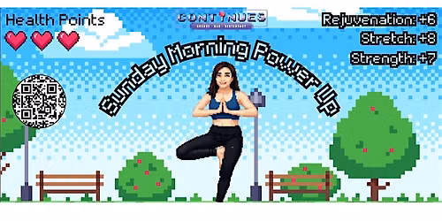 Sunday Morning Power Up- Yoga on the Patio at Continues Arcade with Nicki !