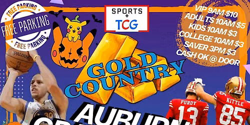 Auburn Grass Valley Nevada City Sports Cards & Pok\u00e9mon TCG Expo