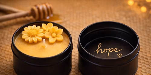 Golden Hive Hope Candle Workshop
