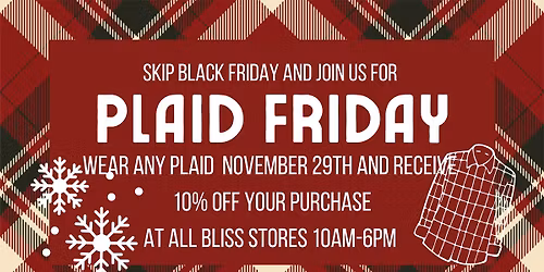 Plaid Friday