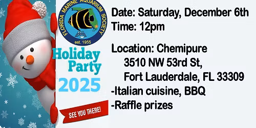 FMAS Dec 6th 2025 Holiday Party