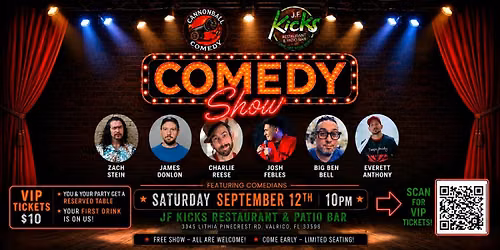 J.F. Kicks Comedy Showcase