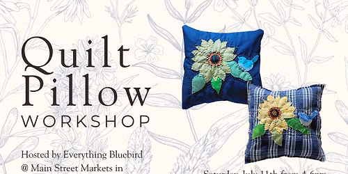 07\/11\/26 Quilt Pillow Workshop - Dallas, GA