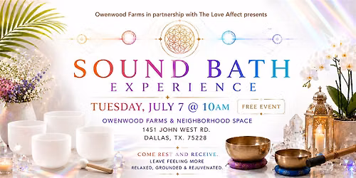 Sound Bath Experience