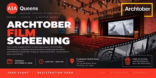 Archtober Film Screening: Architecture & Design Film Festival
