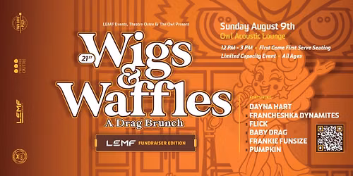 Wigs & Waffles | LEMF Fundraiser Edition