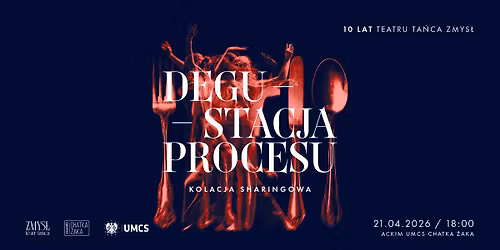 10-lecie Teatru Ta\u0144ca ZMYS\u0141 - "DEGUSTACJA PROCESU. Kolacja sharingowa."