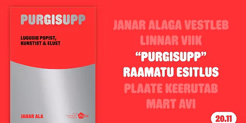 Purgisupp - raamatu esitlus