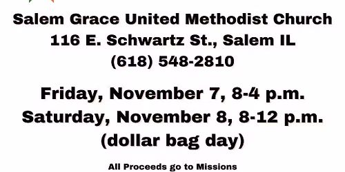 Salem Grace UMC Annual Rummage Sale!