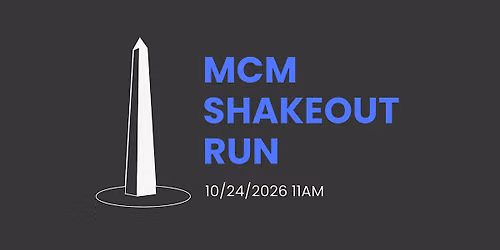 Marine Corps Marathon Shakeout Run