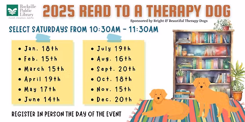 Read to a Therapy Dog
