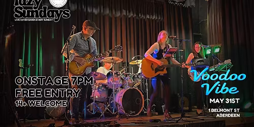 Lazy Sundays | Voodoo Vibe : The ultimate rock and pop covers band > Free Entry