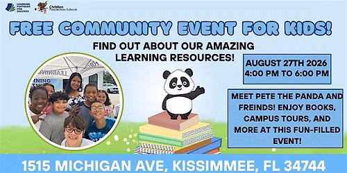 Free Community Event For Kids! Meet Pete the Panda and Friends