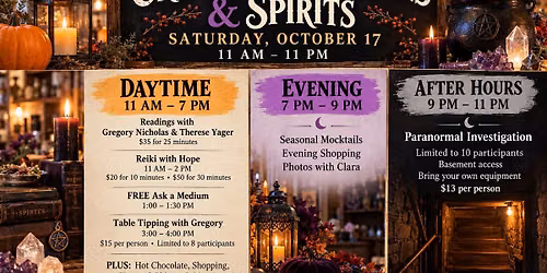 Crystals, Cauldrons, and Spirits