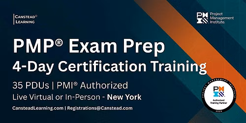 PMP\u00ae Exam Prep \u2013 4-Day Certification Training (New York)