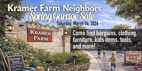 Kramer Farm Community-wide Garage Sale