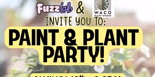 Paint and Plant Party